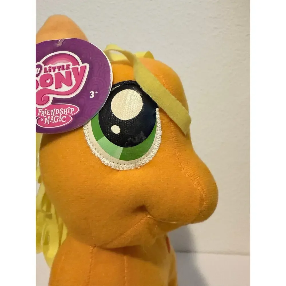 My Little Pony Applejack Stuffed Animal Plush Toy Yellow with Apples NWT